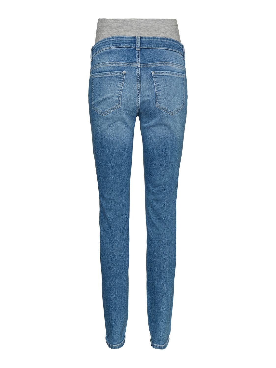 MAMA.LICIOUS Krój slim Jeans -Light Blue Denim - 20014928