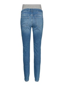 MAMA.LICIOUS Krój slim Jeans -Light Blue Denim - 20014928