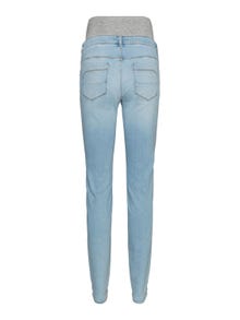 MAMA.LICIOUS Jeans Slim Fit -Light Blue Denim - 20014933