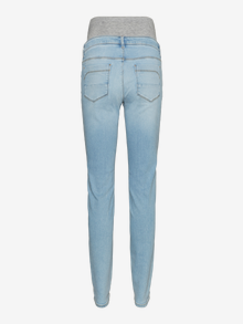MAMA.LICIOUS Vaqueros Corte slim -Light Blue Denim - 20014933