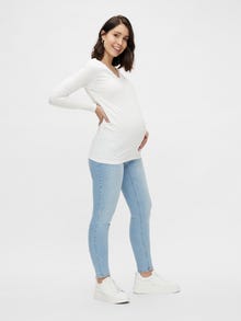 MAMA.LICIOUS Vaqueros Corte slim -Light Blue Denim - 20014933