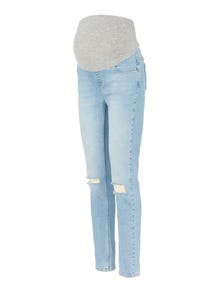 MAMA.LICIOUS Jeans Slim Fit -Light Blue Denim - 20014948