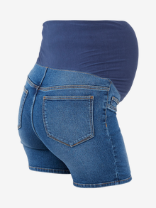 MAMA.LICIOUS Zwangerschaps-shorts -Medium Blue Denim - 20015001