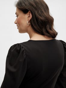 MAMA.LICIOUS Robes Regular Fit Col en V -Black - 20015007