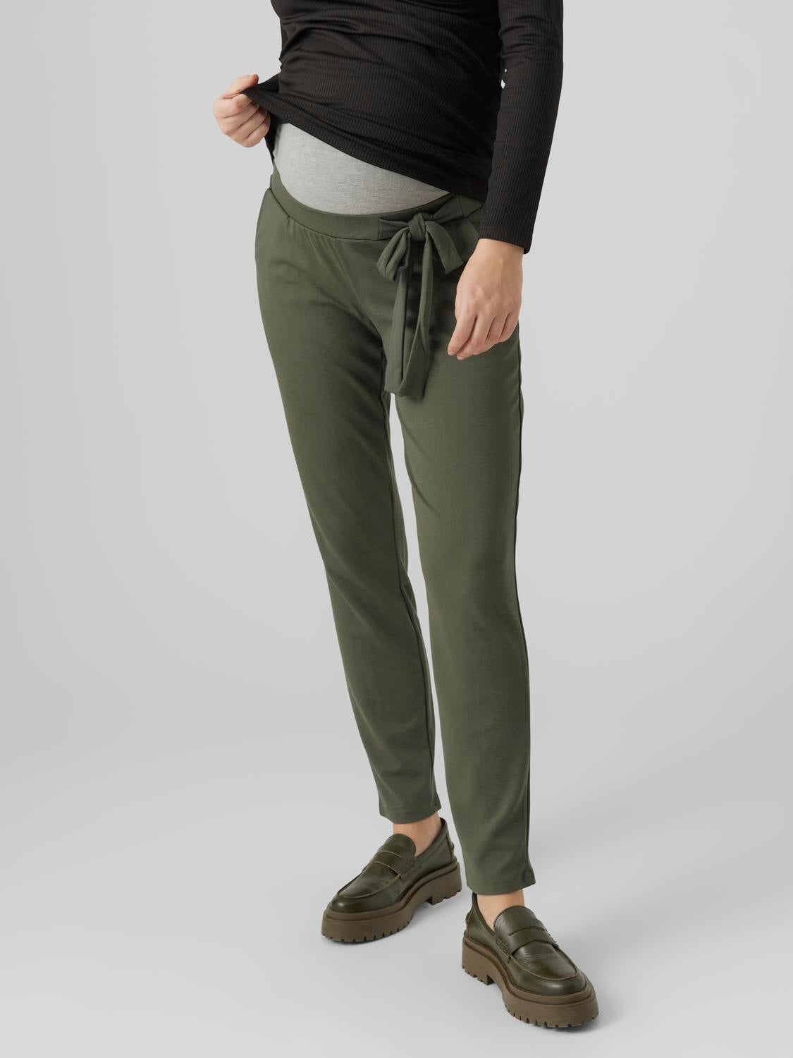 Maternity khaki hot sale cargo pants