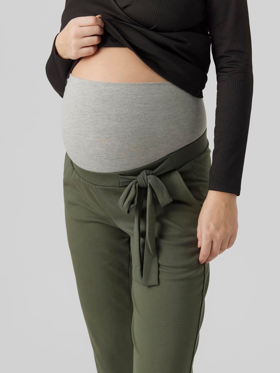 Tapered Plum Maternity Pants | Seraphine