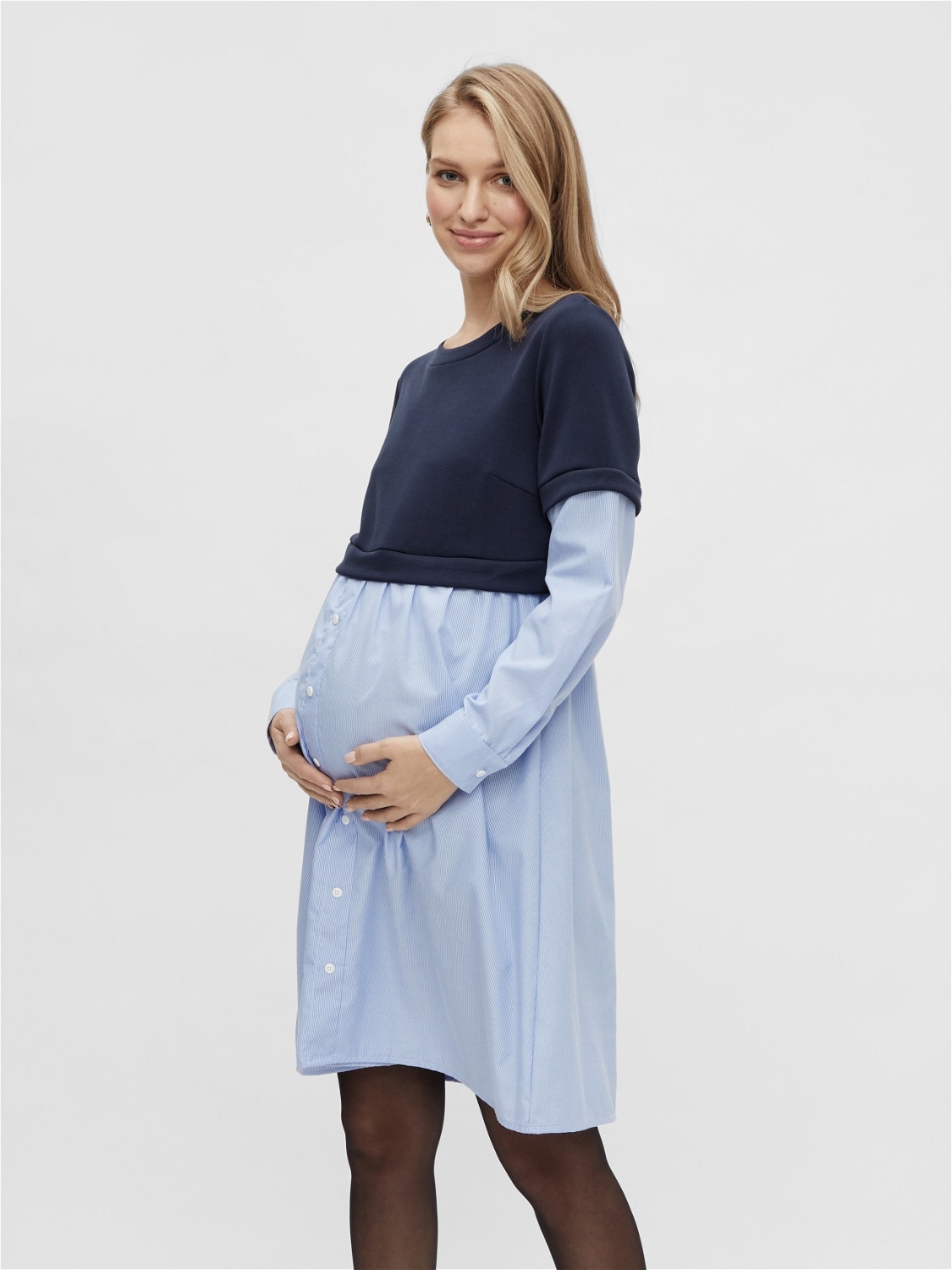 MAMA.LICIOUS Maternity-dress -Navy Blazer - 20015020