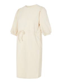 MAMA.LICIOUS Robe courte Regular Fit Col rond -Whitecap Gray - 20015194