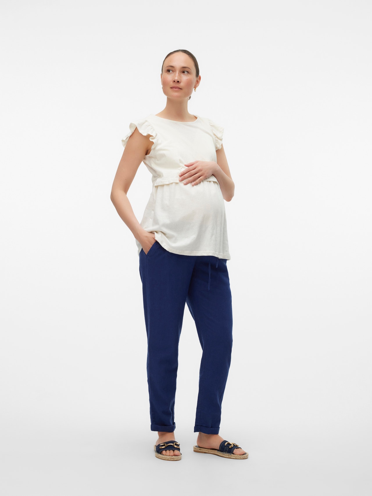 MAMA.LICIOUS Maternity-trousers -Naval Academy - 20015249