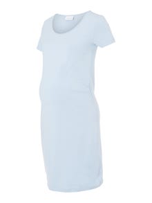MAMA.LICIOUS Normal geschnitten U-Ausschnitt Kleid -Kentucky Blue - 20015299