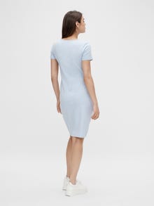 MAMA.LICIOUS Normal geschnitten U-Ausschnitt Kleid -Kentucky Blue - 20015299