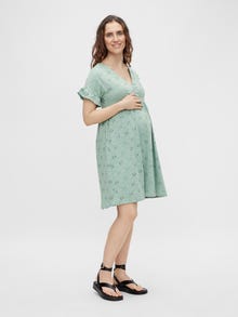 MAMA.LICIOUS Umstands-Kleid -Granite Green - 20015317