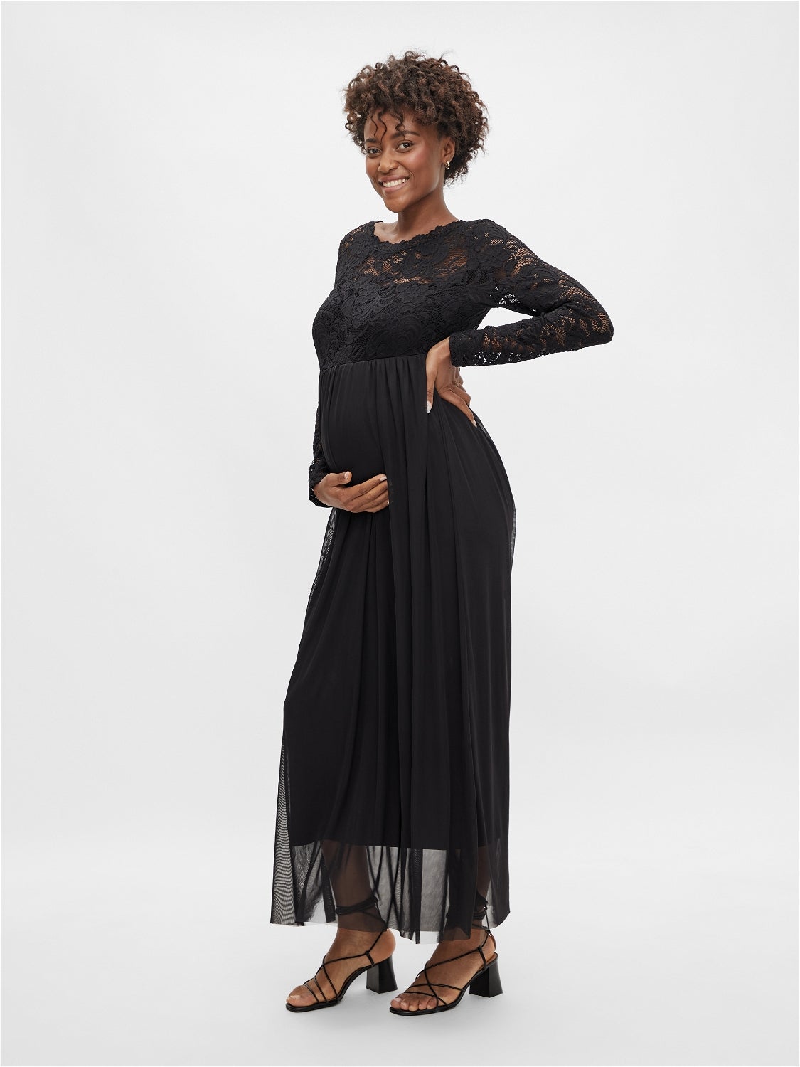 Motherhood maternity hotsell black maxi dress