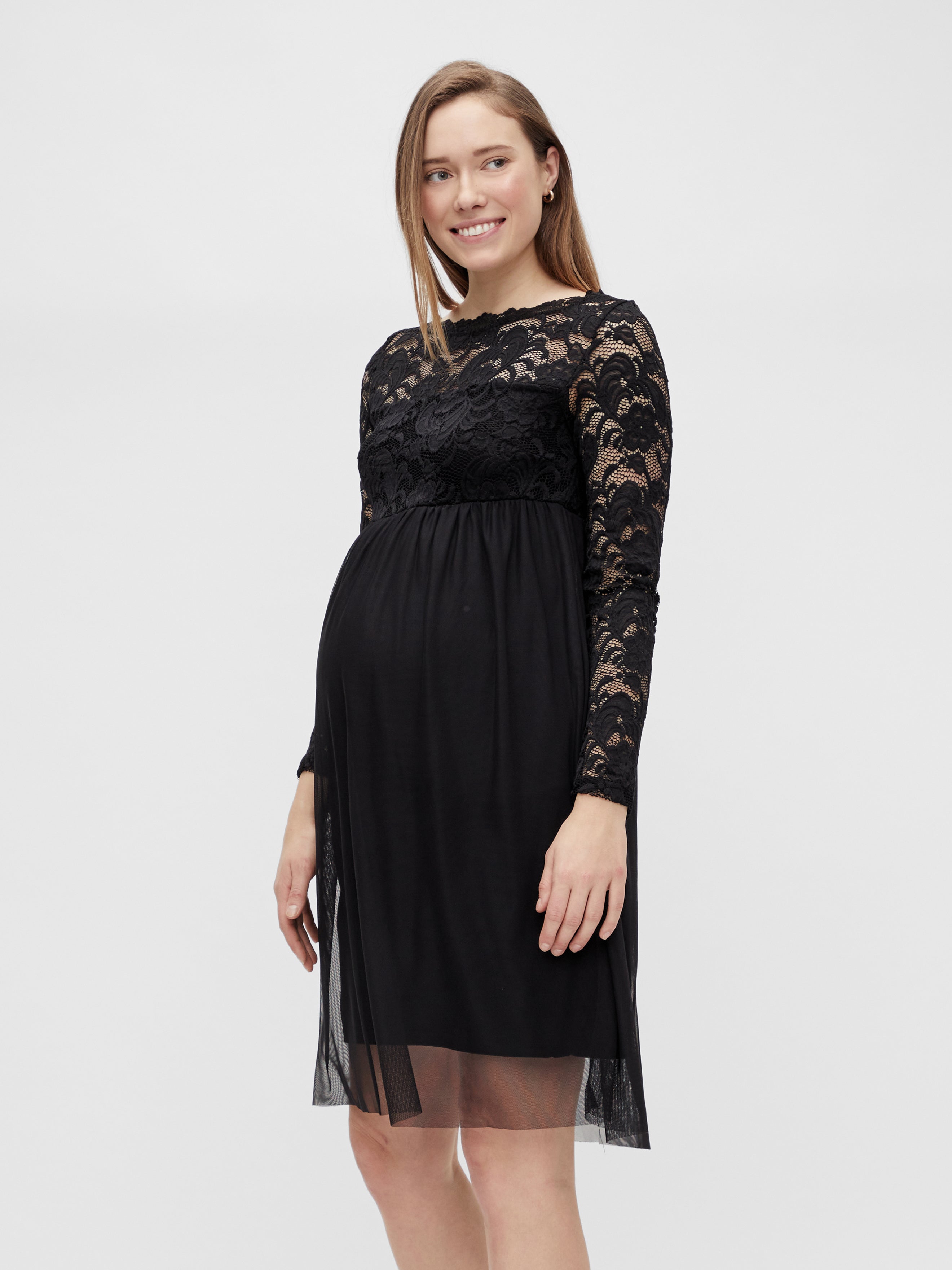 Mamalicious lace 2025 nursing dress