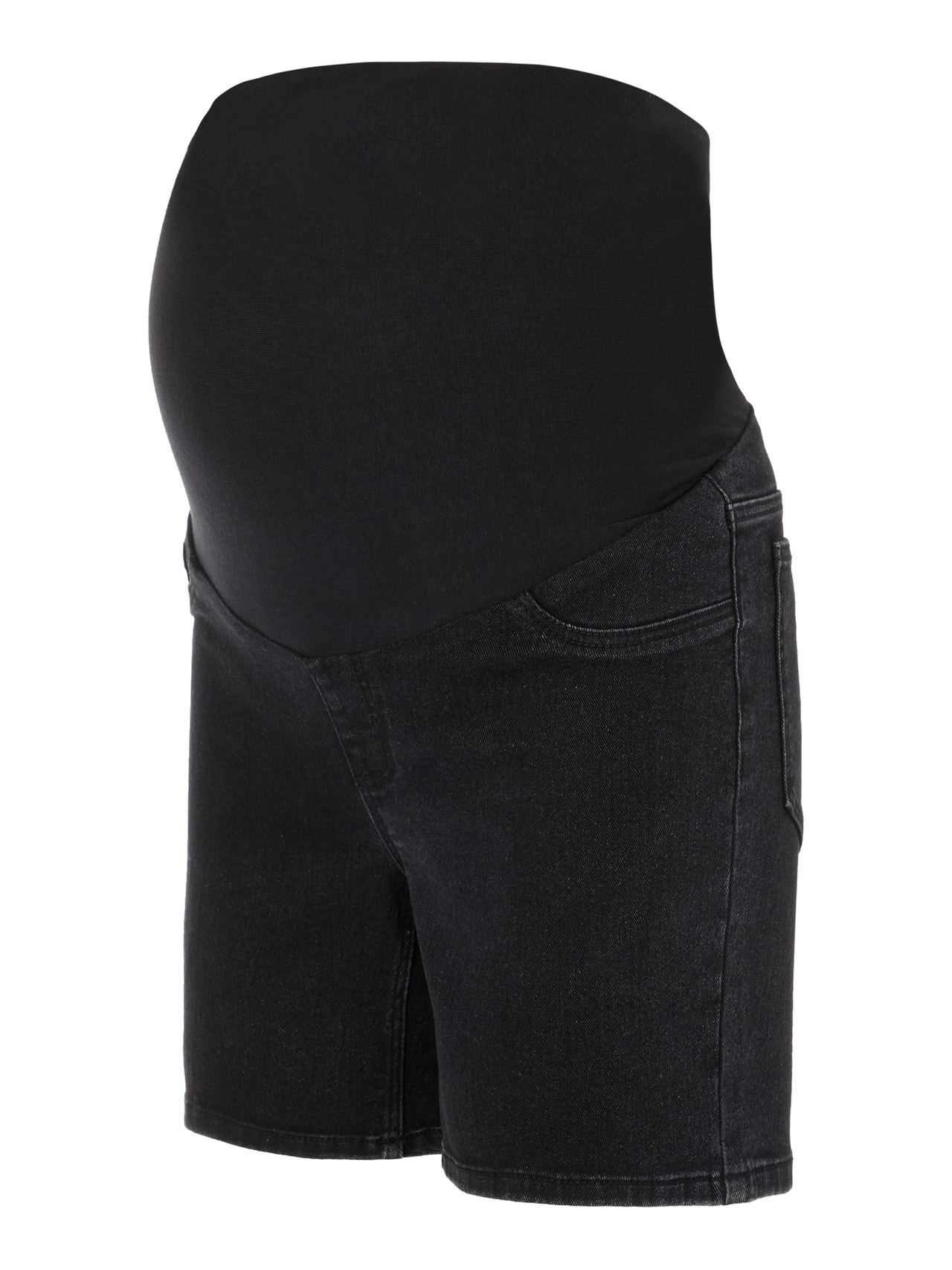 MAMA.LICIOUS Mamma-shorts -Black Denim - 20015438