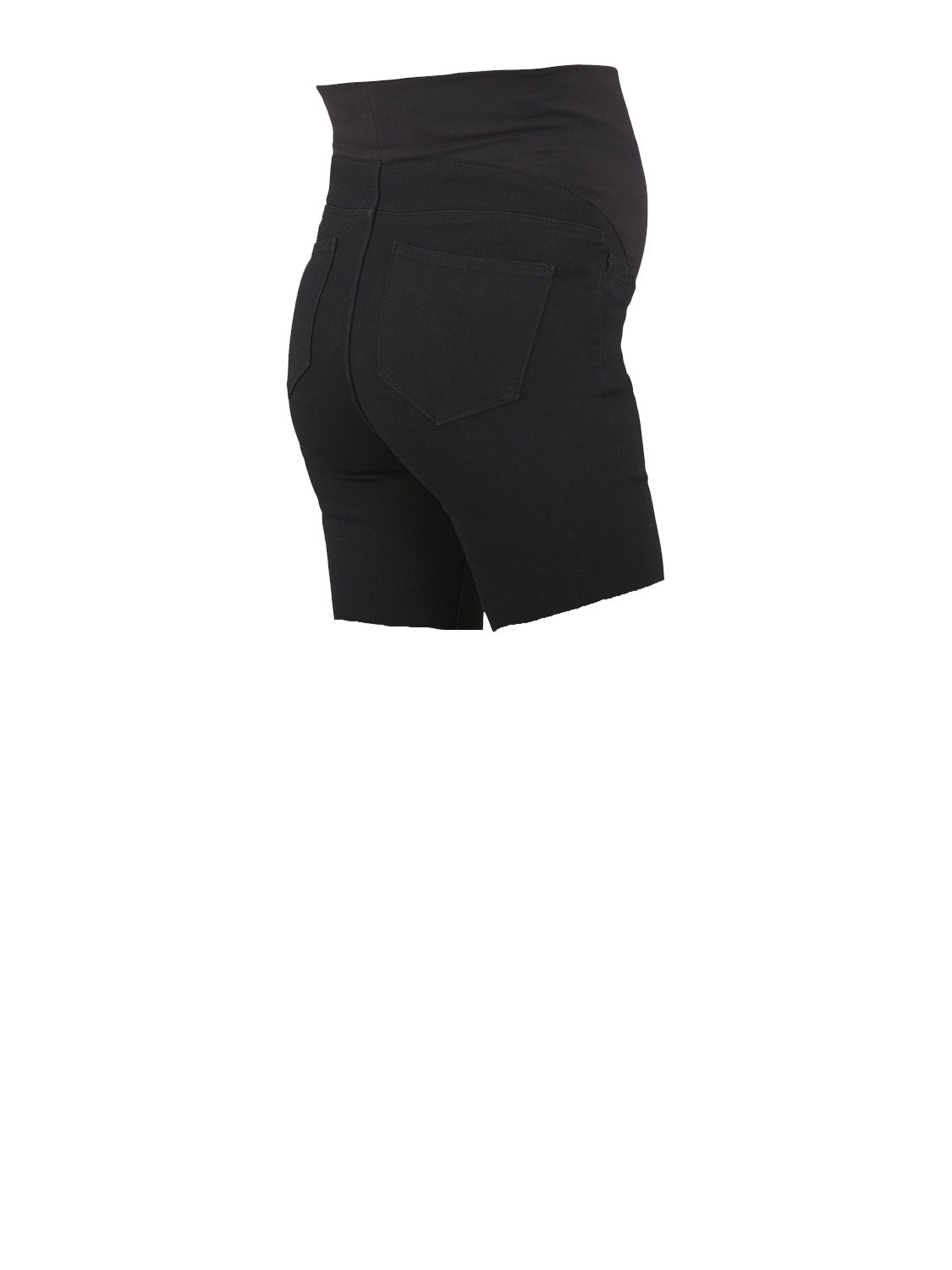 MAMA.LICIOUS Zwangerschaps-shorts -Black Denim - 20015438