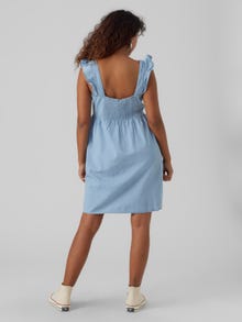 MAMA.LICIOUS vente-kjole -Light Blue Denim - 20015444
