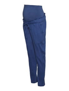 MAMA.LICIOUS Regular Fit Regular waist Trousers -True Navy - 20015450