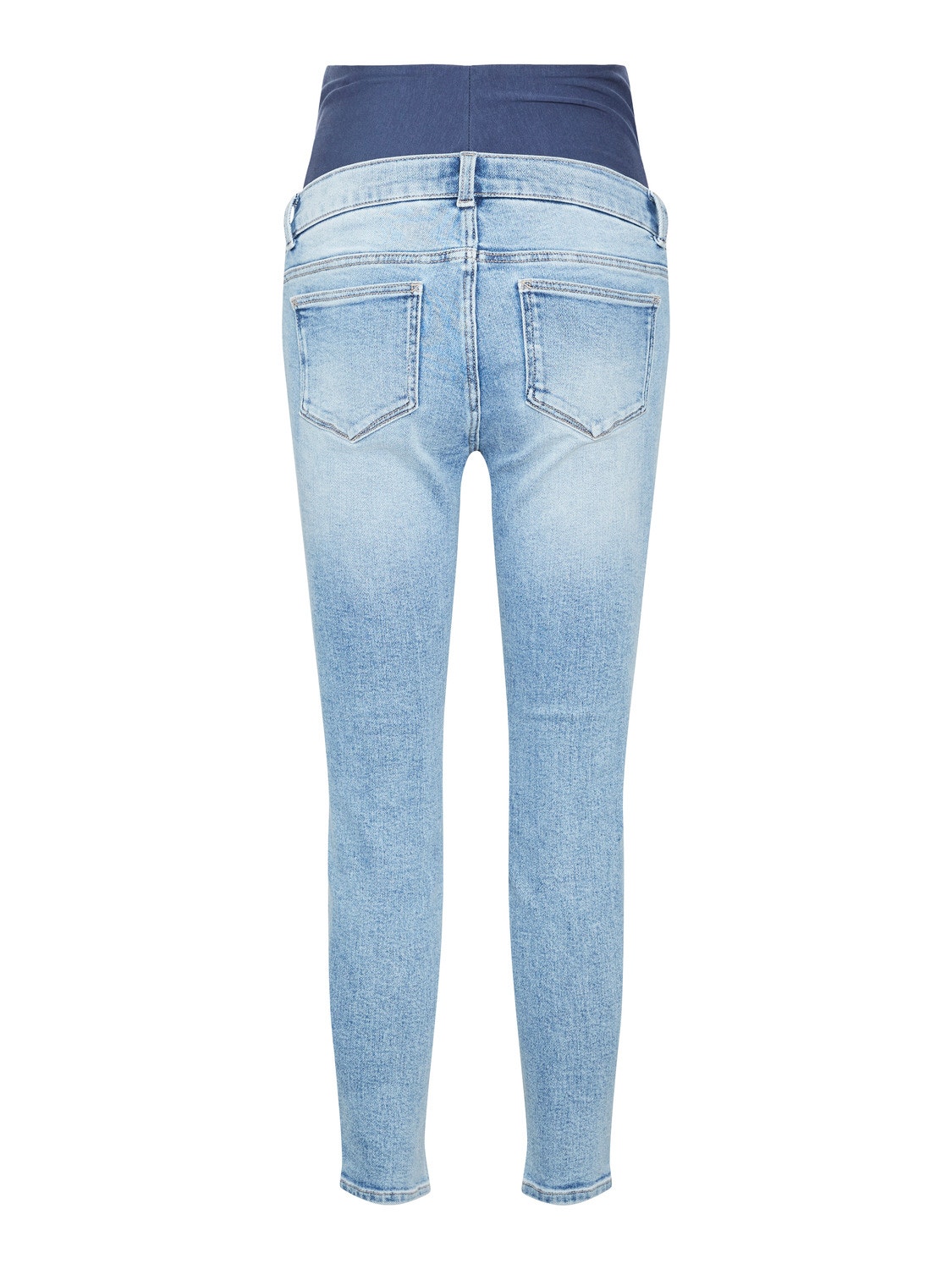 MAMA.LICIOUS Jeans Slim Fit Vita media -Light Blue Denim - 20015455