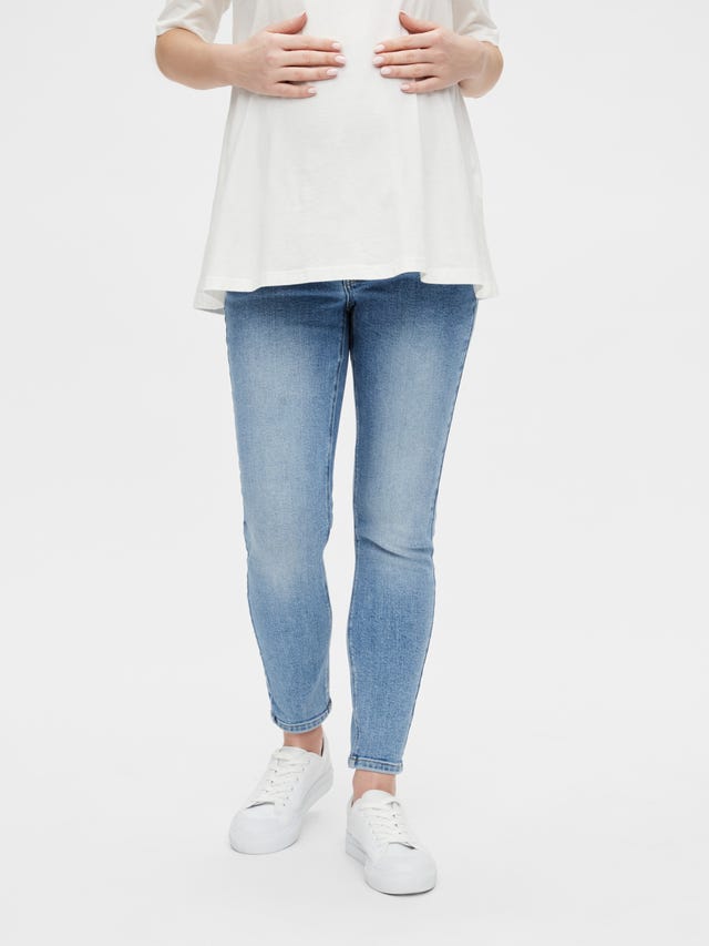 MAMA.LICIOUS Slim Fit Middels høy midje Jeans - 20015455