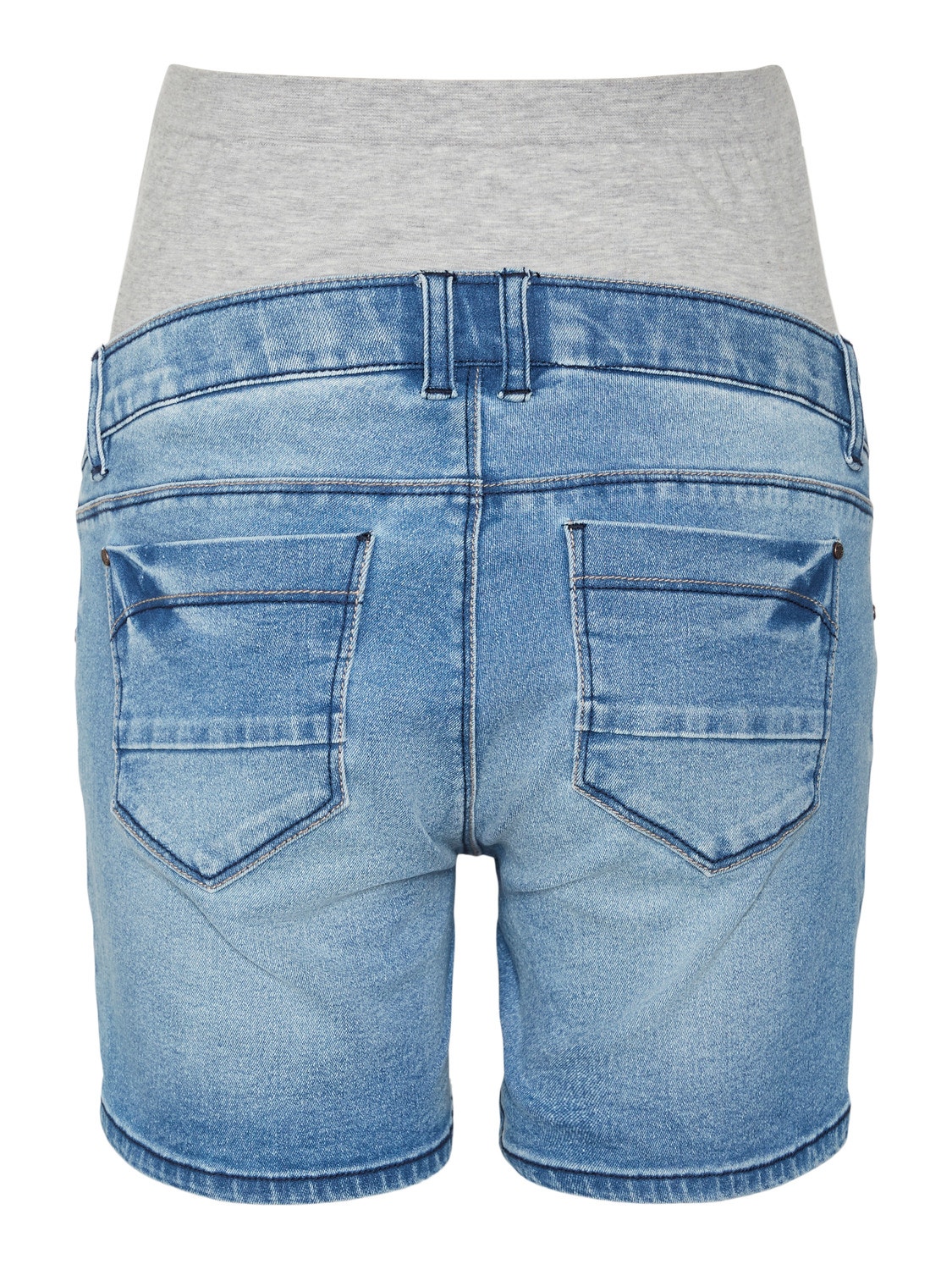 MAMA.LICIOUS Shorts Regular Fit -Light Blue Denim - 20015483