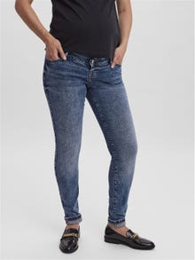 MAMA.LICIOUS Maternity-jeans -Medium Blue Denim - 20015492