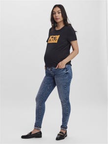 MAMA.LICIOUS Maternity-jeans -Medium Blue Denim - 20015492