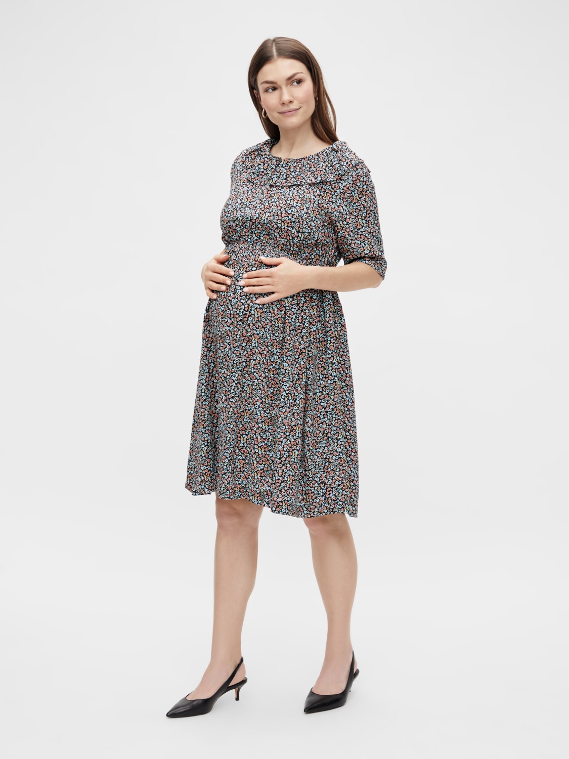 MAMA.LICIOUS Maternity-dress -Blueberry - 20015502