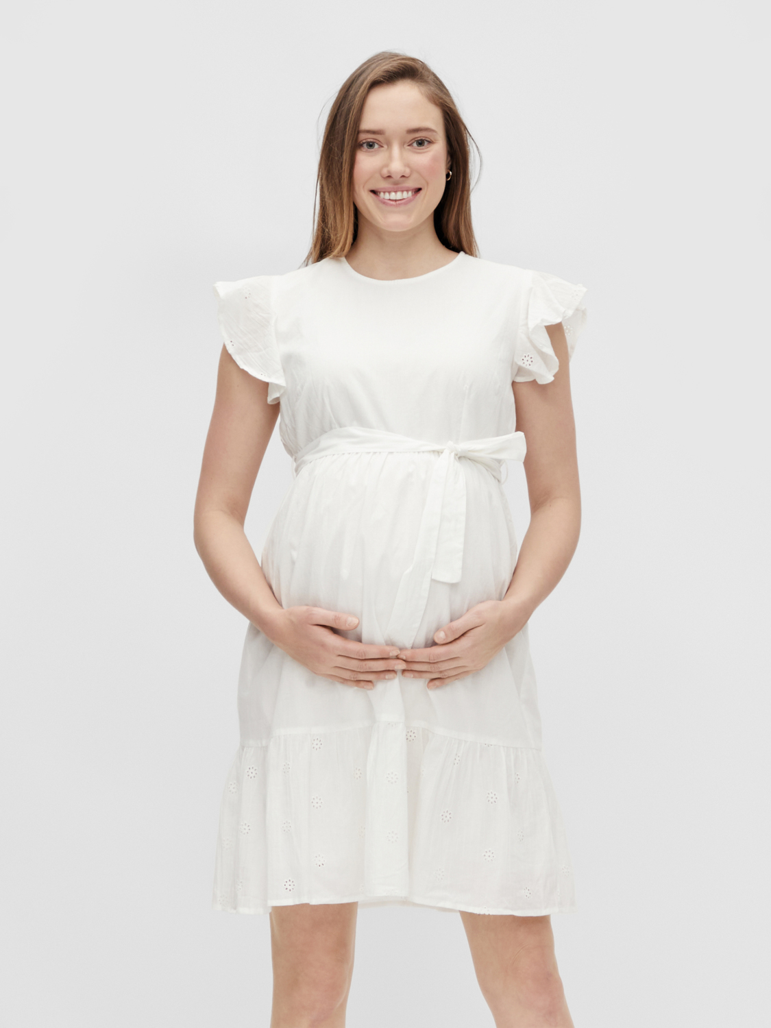 MAMA.LICIOUS Maternity-dress -Bright White - 20015697
