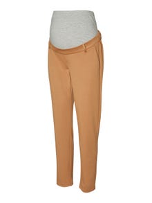MAMA.LICIOUS Maternity-trousers -Tobacco Brown - 20015718