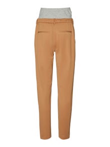 MAMA.LICIOUS Pantalons Tapered Fit -Tobacco Brown - 20015718