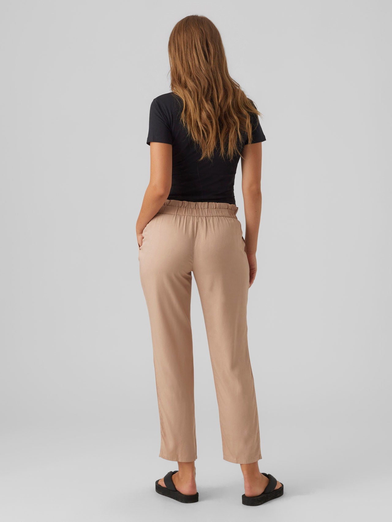 MAMA.LICIOUS Maternity-trousers -Warm Taupe - 20015750