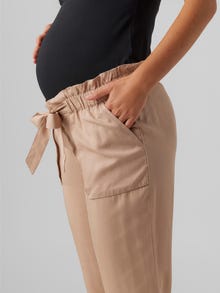MAMA.LICIOUS Pantalones Corte regular Tiro medio -Warm Taupe - 20015750