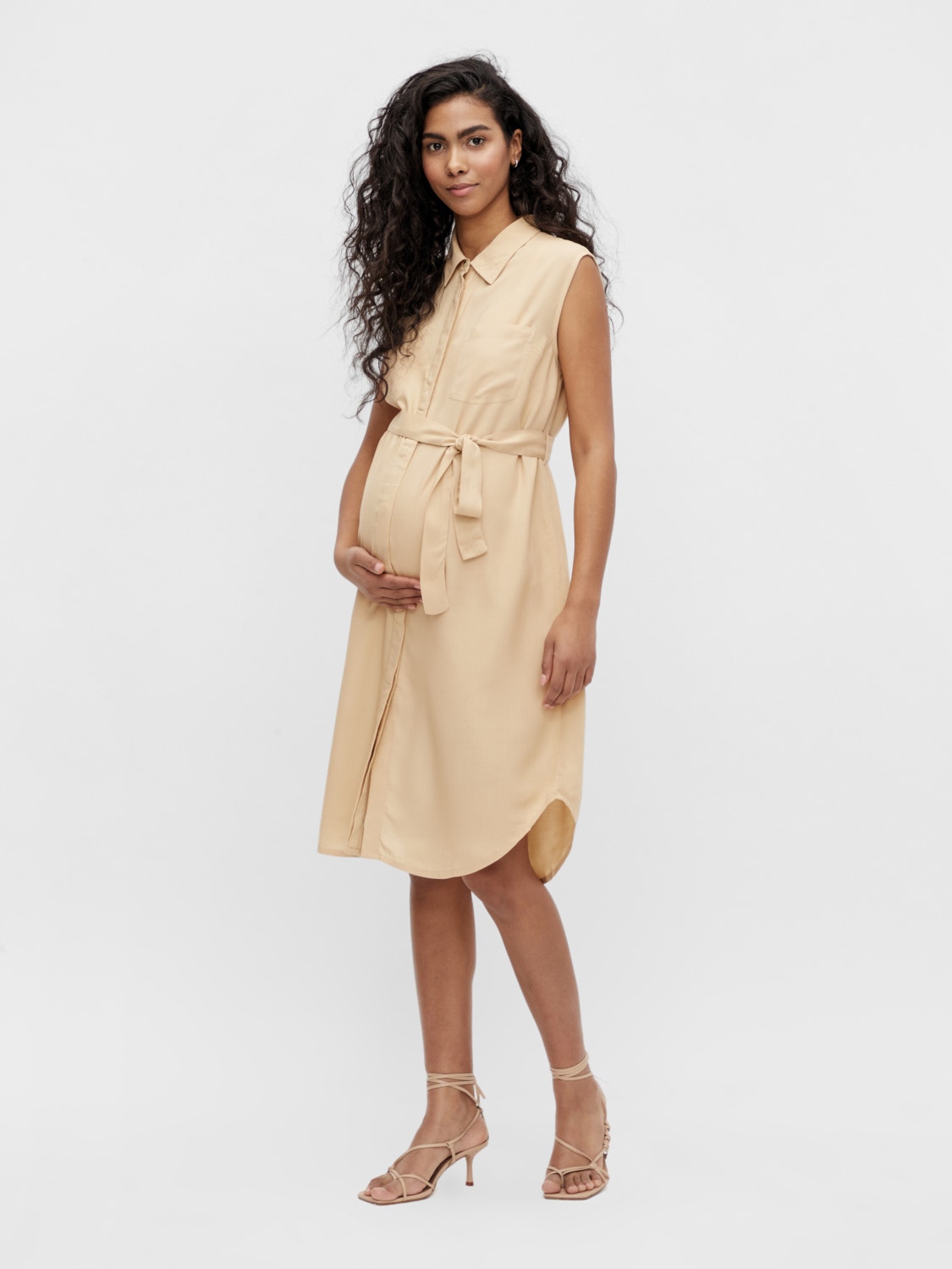 MAMA.LICIOUS Umstands-Kleid -Warm Sand - 20015776