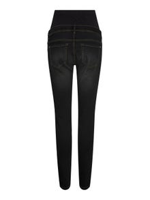 MAMA.LICIOUS Slim Fit Jeans -Black Denim - 20015900
