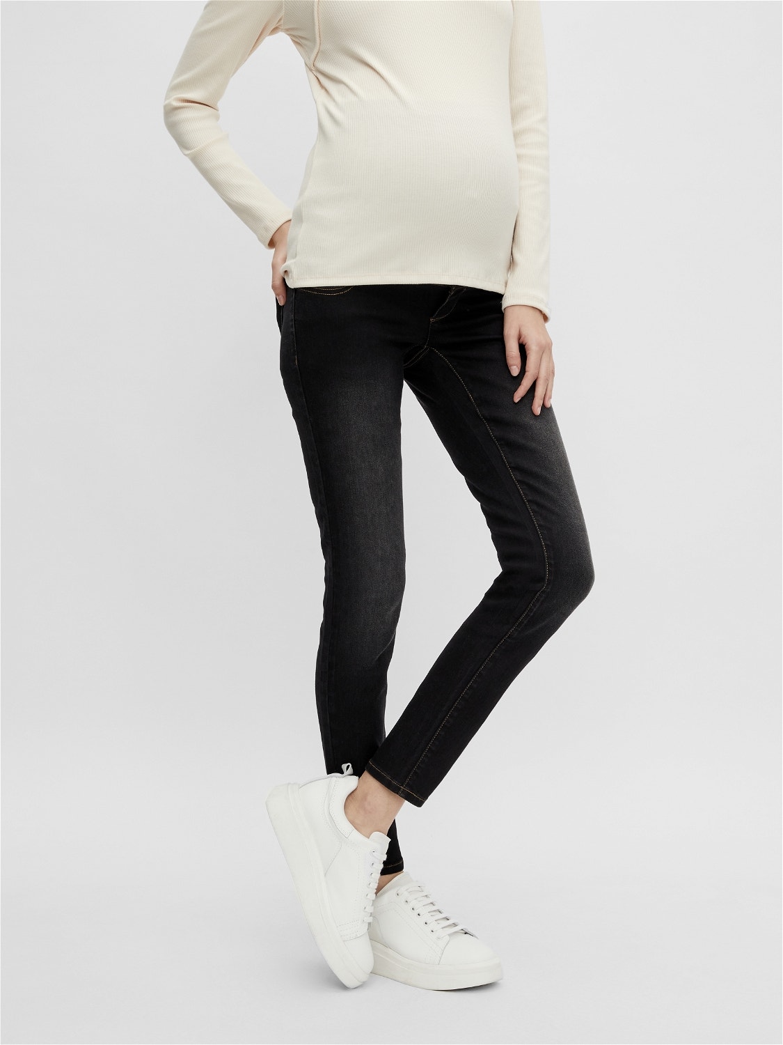 MAMA.LICIOUS Umstands-jeans  -Black Denim - 20015900
