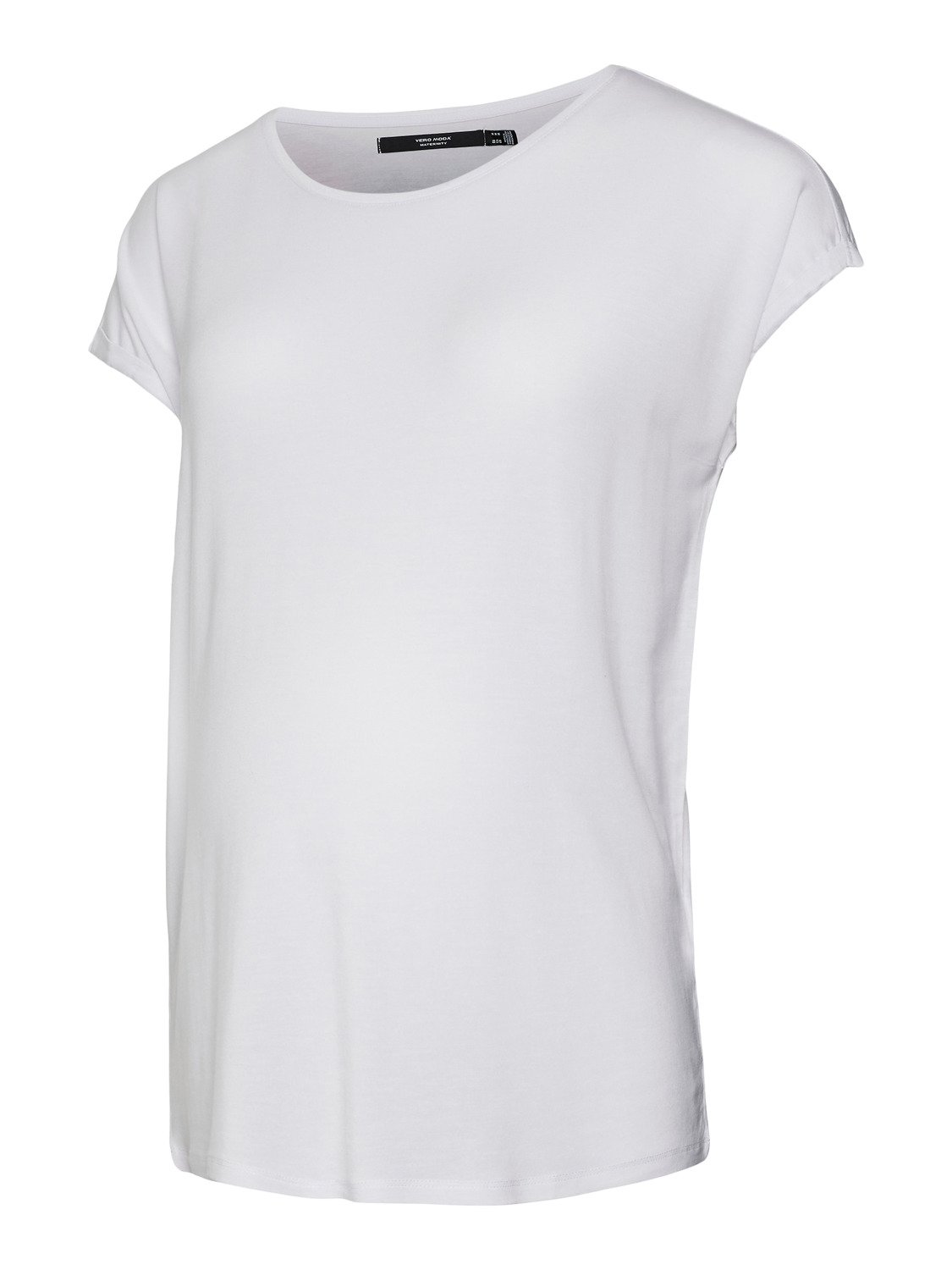 MAMA.LICIOUS Regular Fit O-Neck T-Shirt -Bright White - 20015985