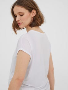 MAMA.LICIOUS Camisetas Corte regular Cuello redondo -Bright White - 20015985
