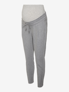 MAMA.LICIOUS Maternity-trousers -Medium Grey Melange - 20015988