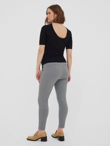 MAMA.LICIOUS Maternity-trousers -Medium Grey Melange - 20015988