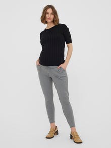 MAMA.LICIOUS Maternity-trousers -Medium Grey Melange - 20015988