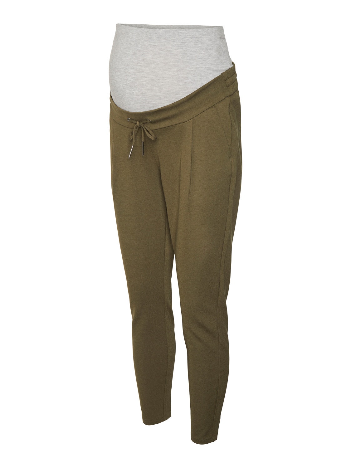 MAMA.LICIOUS Loose Fit Trousers -Ivy Green - 20015988