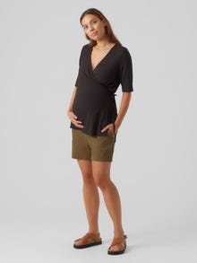 MAMA.LICIOUS Maternity-shorts -Dark Olive - 20015991