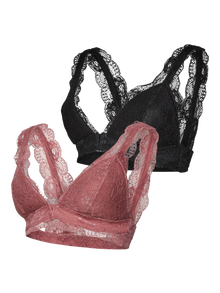 MAMA.LICIOUS MLSENIA 2-pack Soutien-Gorge d'Allaitement -Black - 20016006