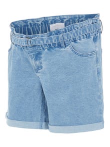 MAMA.LICIOUS Shorts -Light Blue Denim - 20016008
