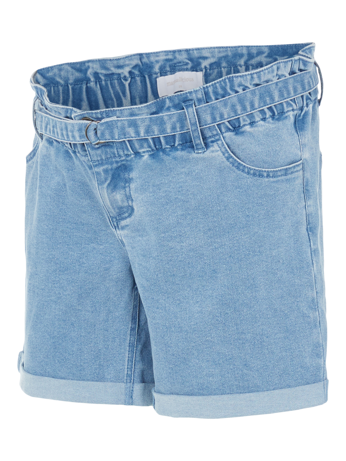 MAMA.LICIOUS Umstands-shorts -Light Blue Denim - 20016008