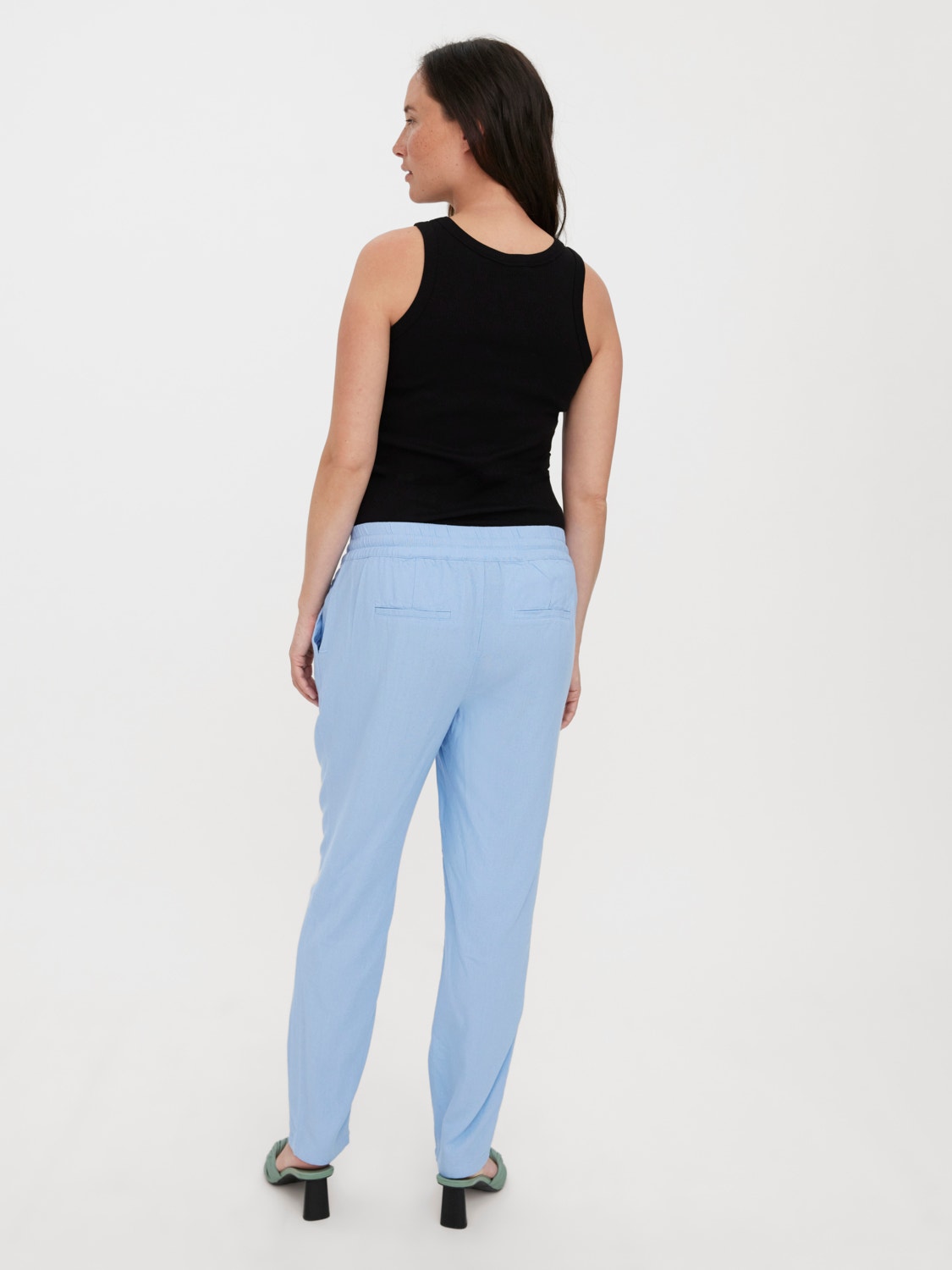 MAMA.LICIOUS Maternity-trousers -Blue Bell - 20016050