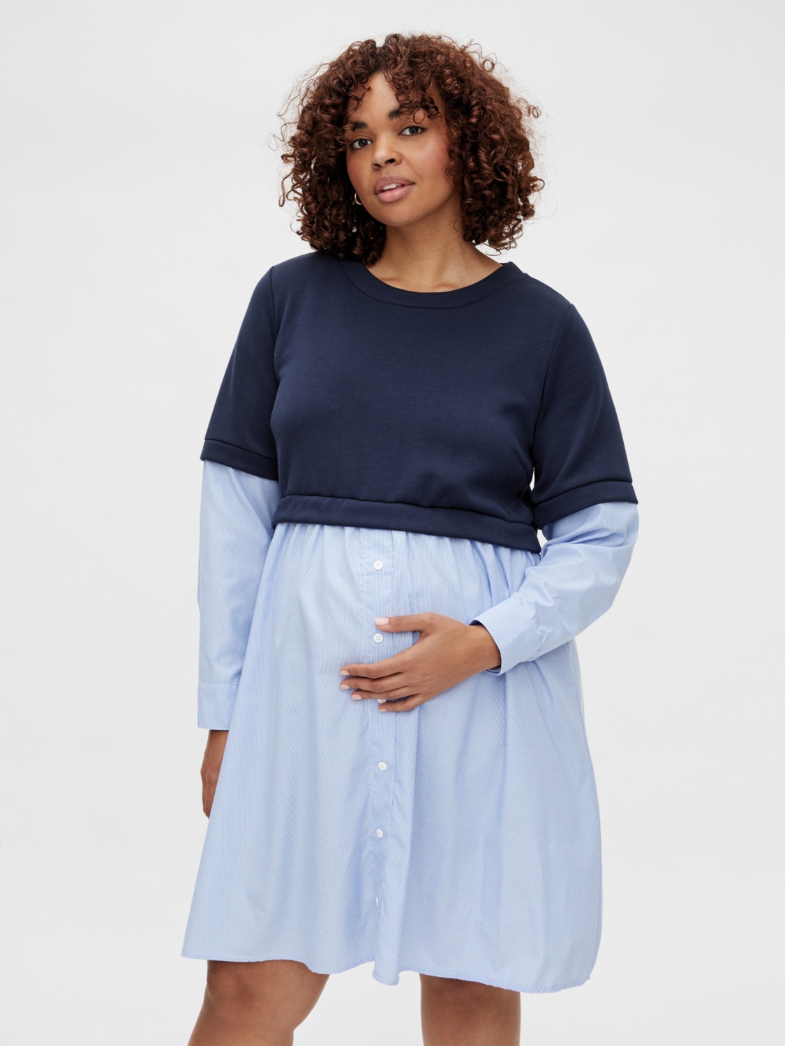 Mama.Licious Maternity sweater in navy