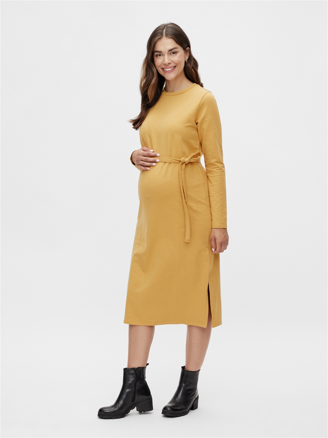 MAMA.LICIOUS Maternity-dress -Honey Mustard - 20016182