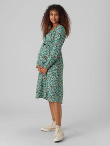 MAMA.LICIOUS MLBREE Maternity Dress -Ming Green - 20016234
